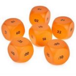 10 x 24 Hour Clock Cubes Learning Dice Foam Hope Education Pack of 6