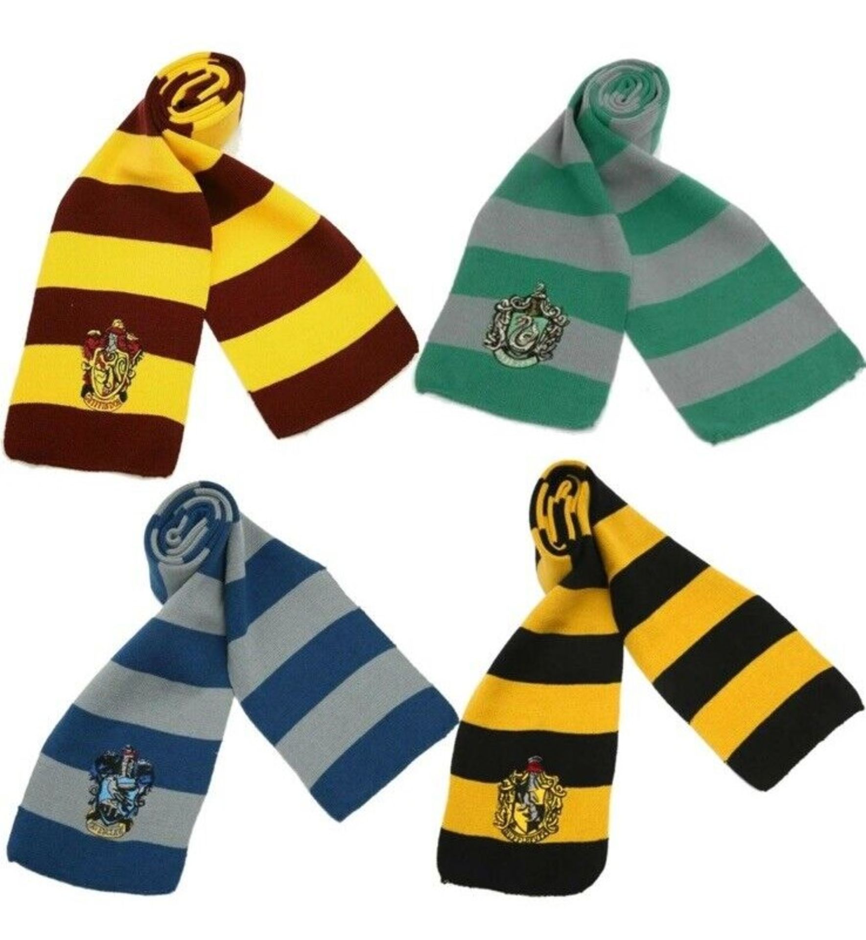 10 x Wizard Scarf For Harry Potter Cosplay Costume Book Day Gift (Mix)