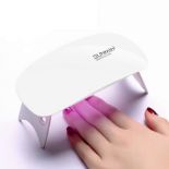 10 x Sun Mini 6W Nail Gel Polish UV LED Lamp White