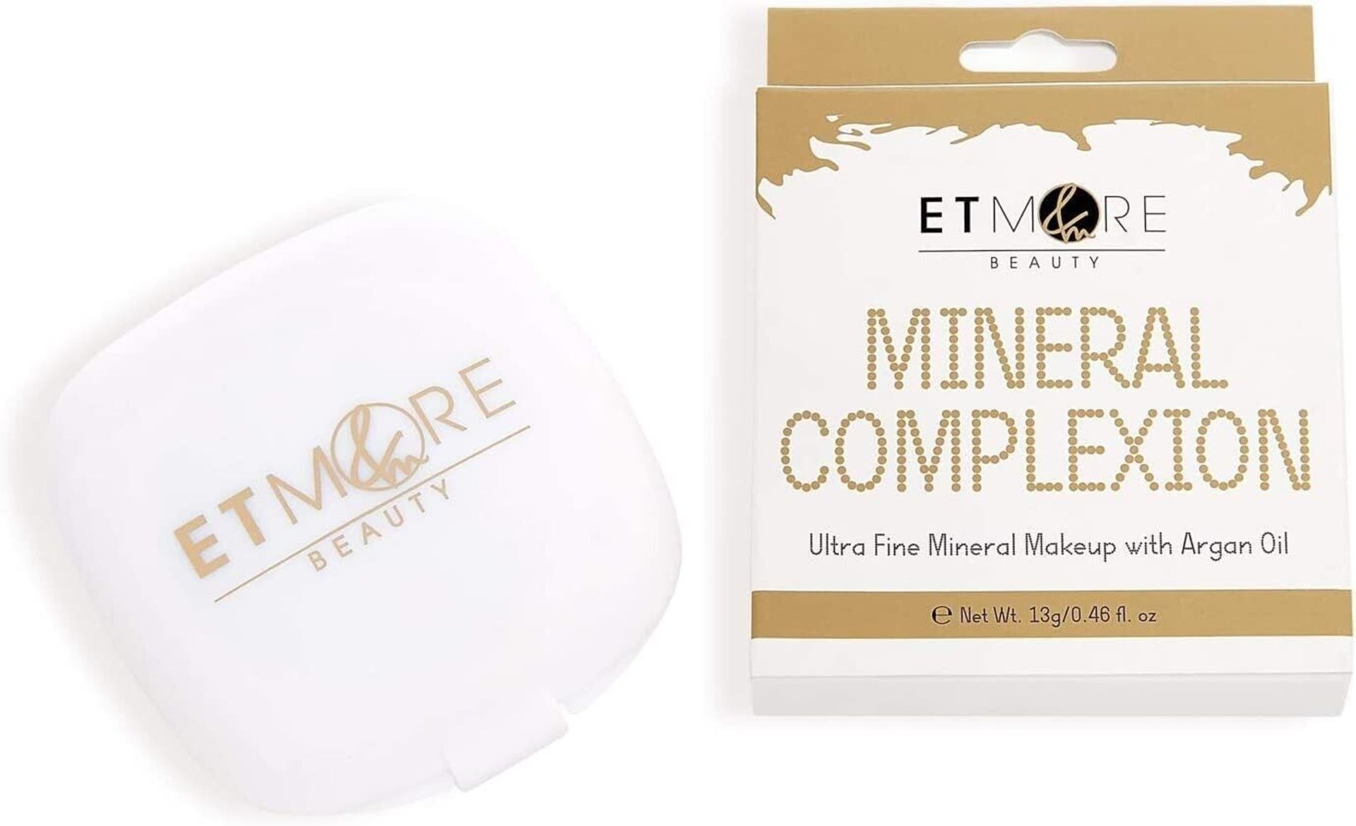 20 x Etmore Beauty – Face Powder Foundation, Mineral Pressed Powder Longwear