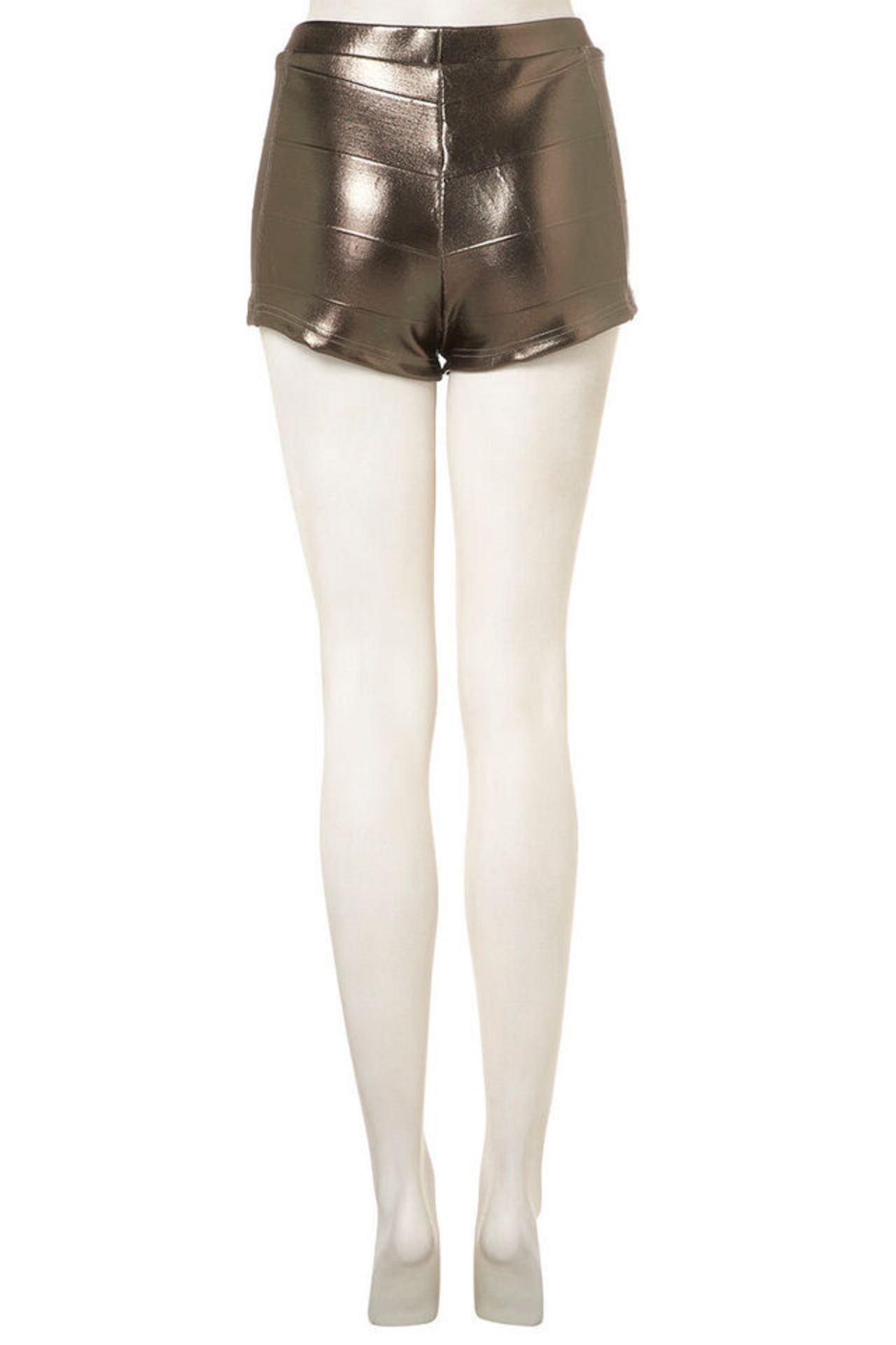 New Tags In Bags Topshop Ladies Khaki Foil Knickers Hot Pants Shorts x 36 RRP £726 - Image 2 of 3