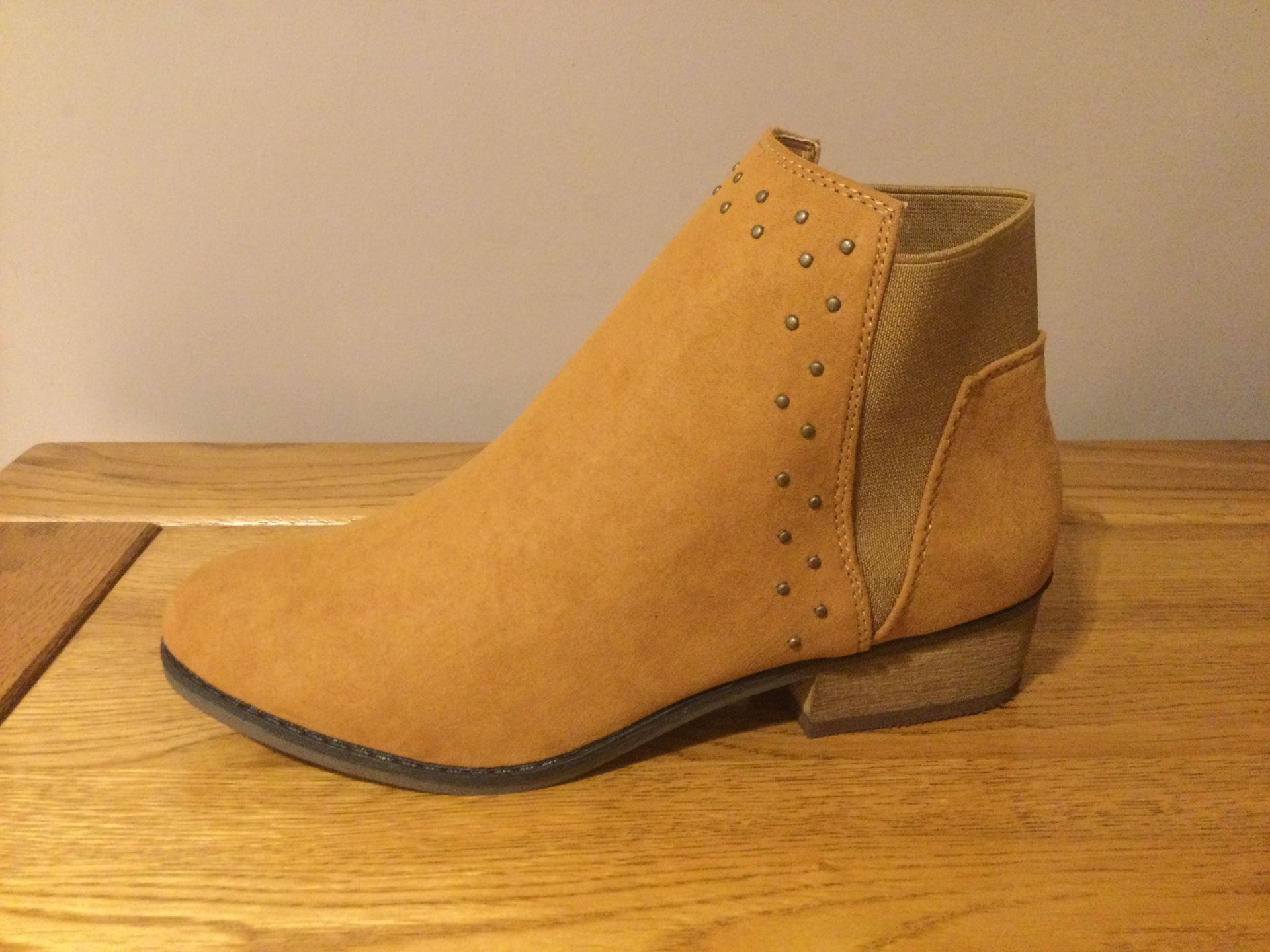 Dolcis “Wendy” Low Heel Ankle Boots, Size 6, Tan - New RRP £45.99 - Image 3 of 7