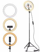 11x Extended 67" Tripod Stand With 10" Camera LED Ring Light Phone Holder Lot 35