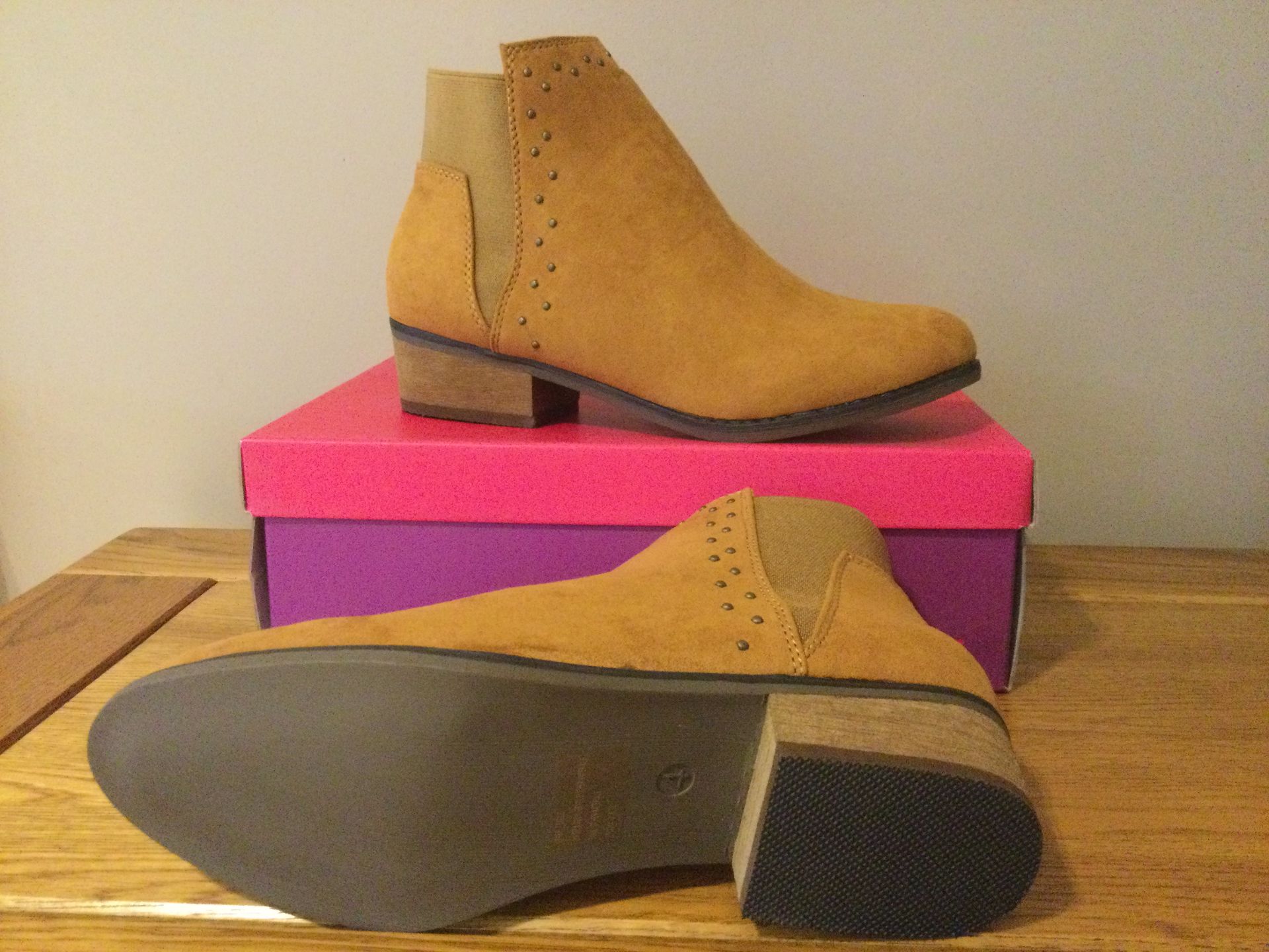 Dolcis “Wendy” Ankle Boots, Size 4, Tan - New RRP £45.00 - Image 4 of 6