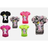 Large Quantity of Girls Crop Tops - Various Design - Various Ages