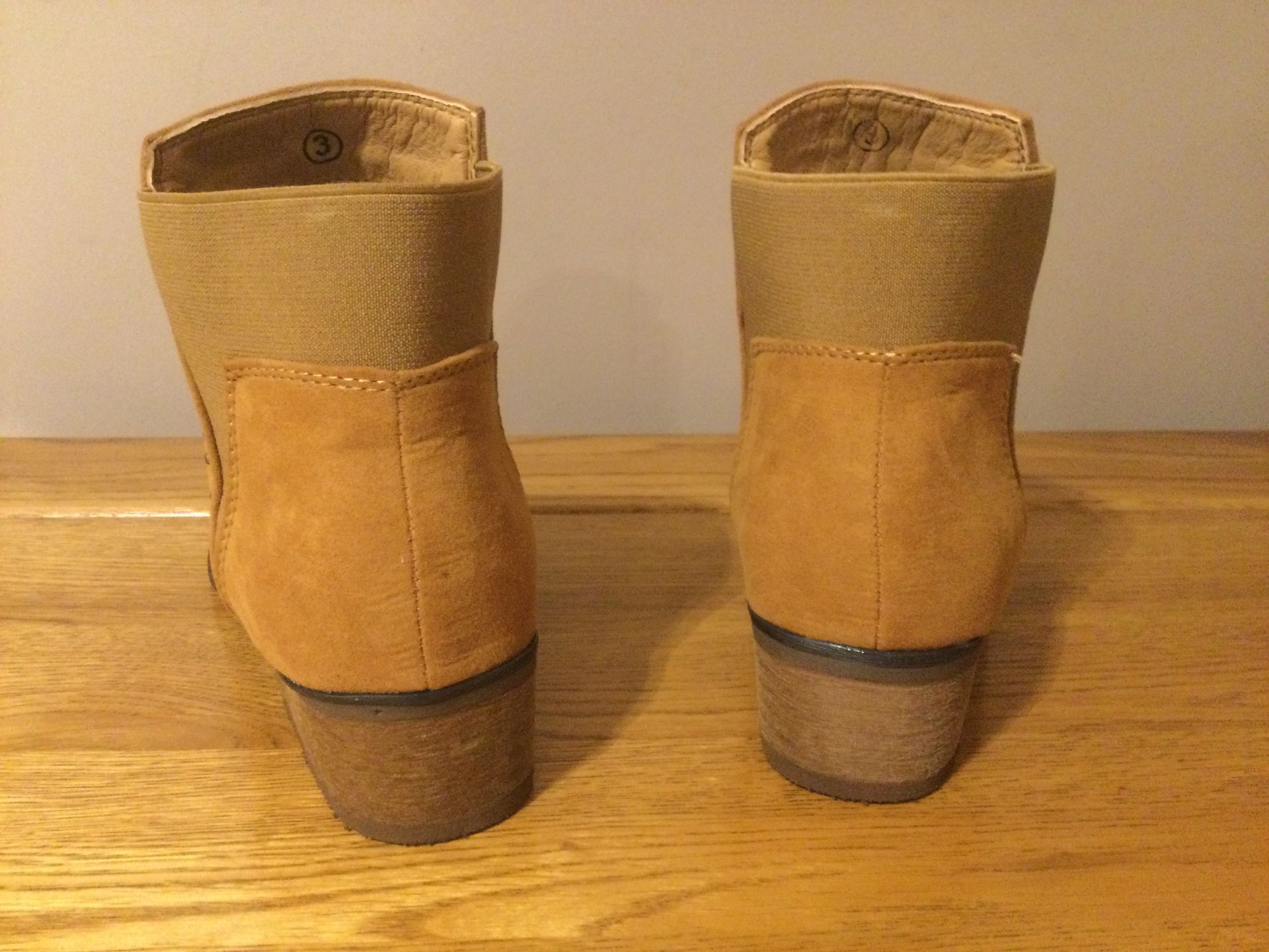 Dolcis “Wendy” Low Heel Ankle Boots, Size 3, Tan - New RRP £45.99 - Image 4 of 7