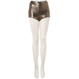 New Tags In Bags Topshop Ladies Khaki Foil Knickers Hot Pants Shorts x 36 RRP £726