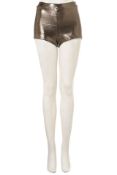 New Tags In Bags Topshop Ladies Khaki Foil Knickers Hot Pants Shorts x 36 RRP £726