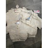 6 x Baby Coat/Jacket Cream Brand New By Adams Baby RRP £14.99 Each