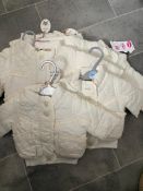 6 x Baby Coat/Jacket Cream Brand New By Adams Baby RRP £14.99 Each
