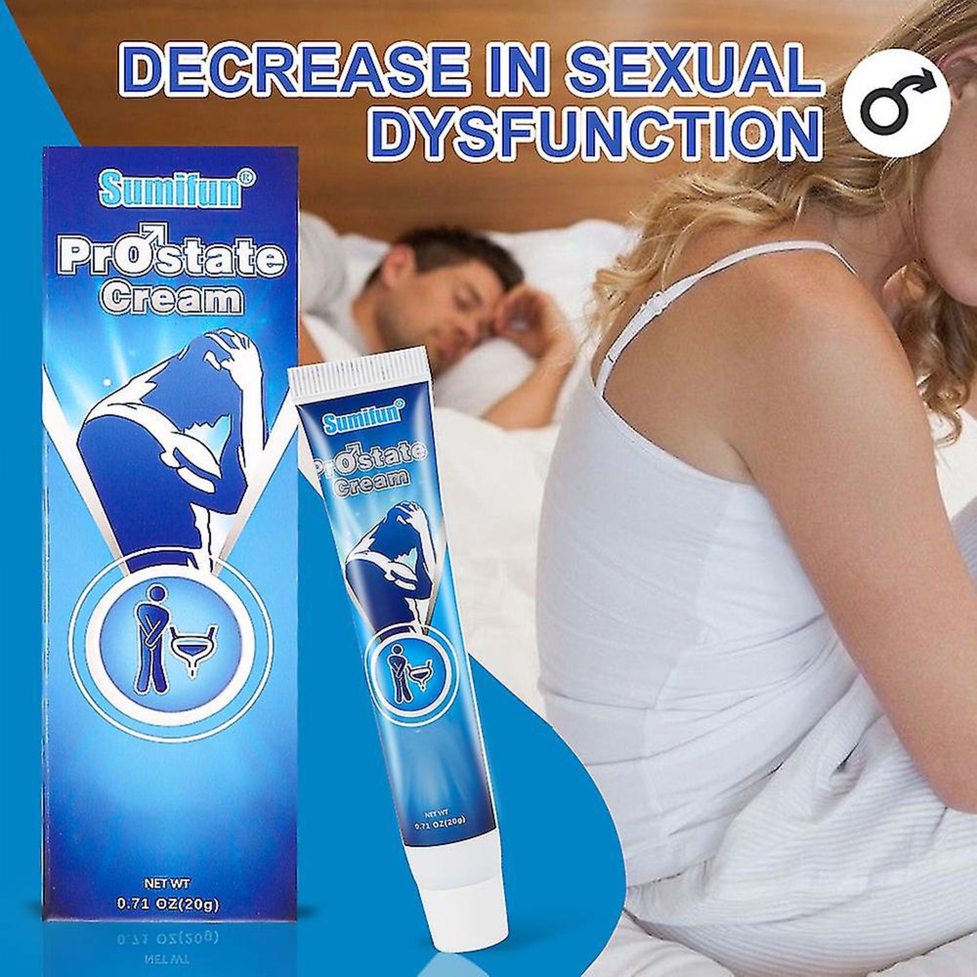 Prostate Cream | Herbal Cream for Enlarged Prostate, Frequent Urination, Painful Urination and Se...
