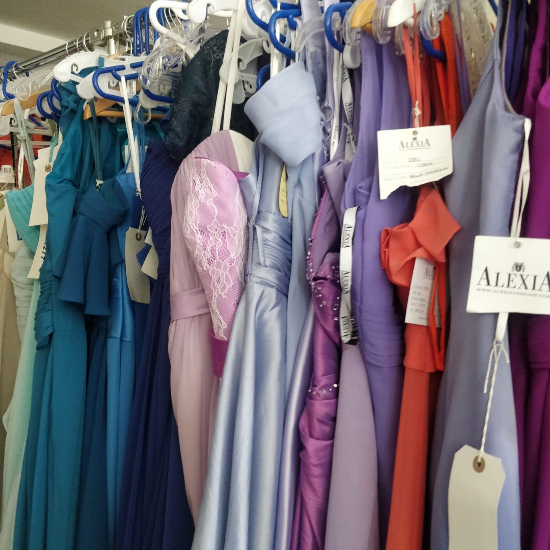 Prom Dresses From Milano Formals. Mixed Sizes and Colours. 20 Dresses