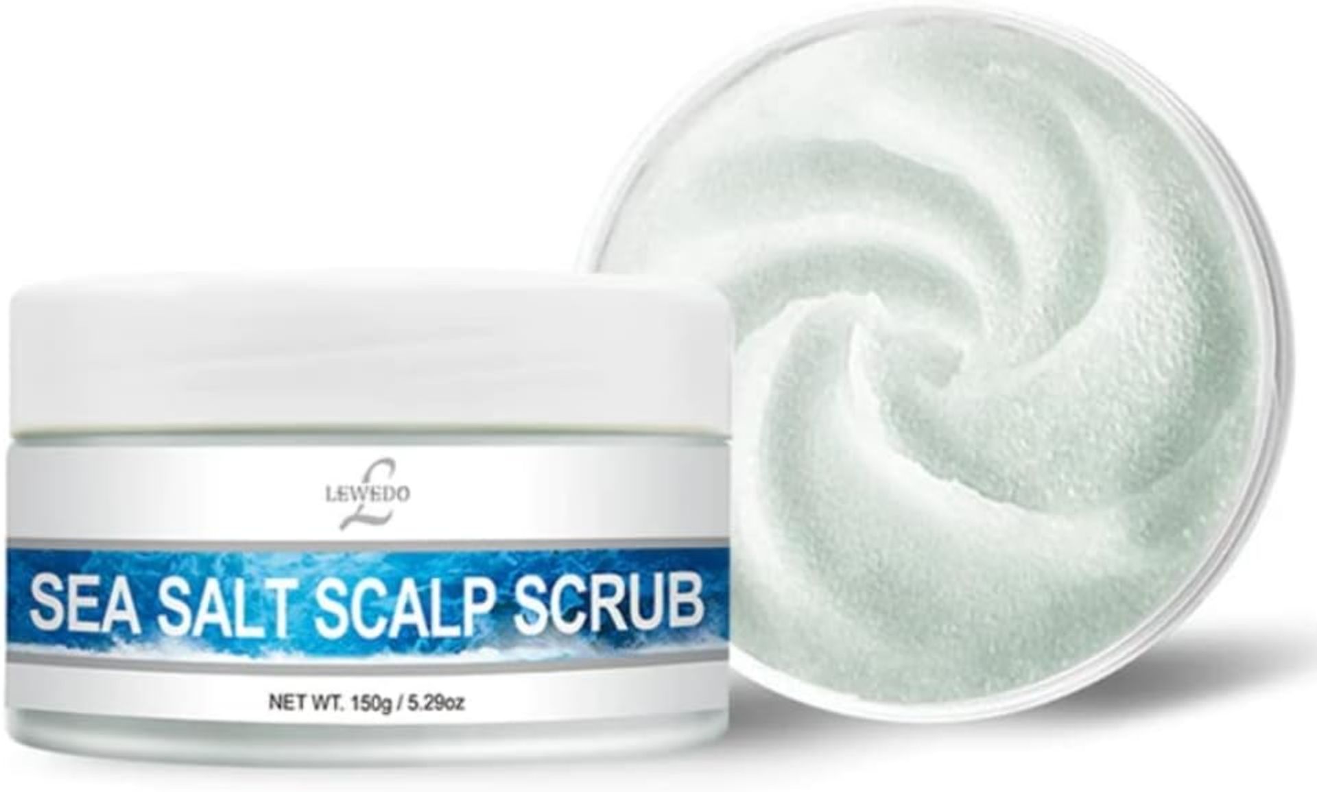 LEWEDO Exfoliating Scalp Scrub With Dead Sea Salt 150 g | Rich In Amino Acids | Nourishes and Dee... - Bild 6 aus 7