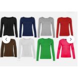 Large Quantity of Children’s Long Sleeved T-Shirts Various Colours and Sizes - Pallet