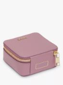4x TUMI Belden Leather Jewellery Travel Case, Pearl Pink - RRP £560