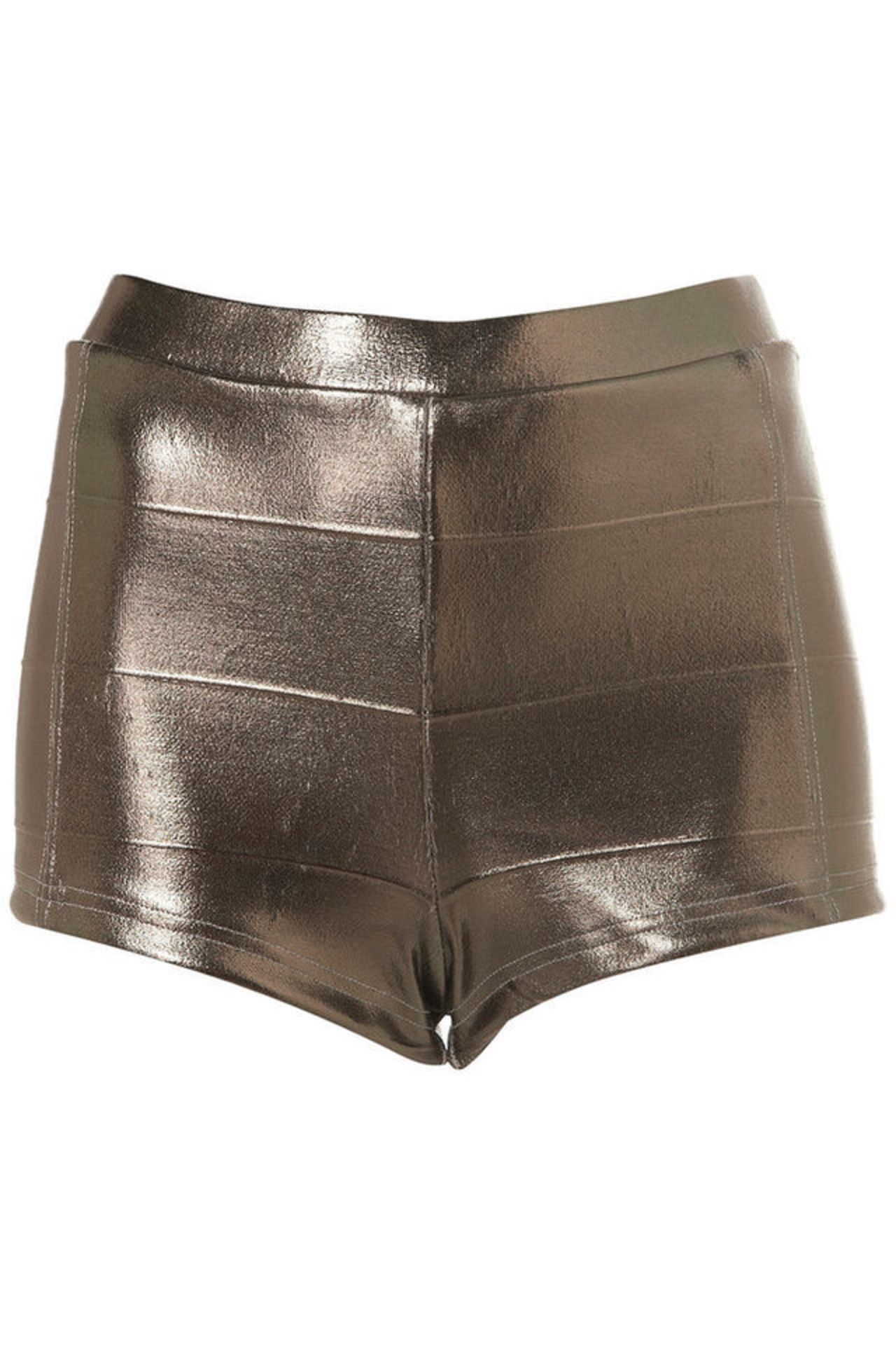 New Tags In Bags Topshop Ladies Khaki Foil Knickers Hot Pants Shorts x 36 RRP £726 - Image 3 of 3