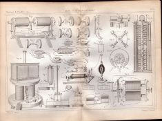 Experimental Physics Optics Meteorology Instruments Etc Antique Diagram-12.