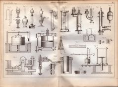 Experimental Physics Optics Meteorology Instruments Etc Antique Diagram-44.