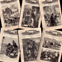 Zulu & Afghan Wars Illustrations & Reports Job lot of 10 Antique 1879 Newspapers-3.