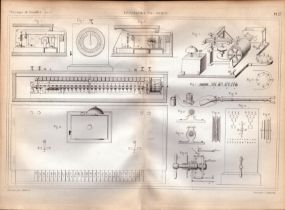 Experimental Physics Optics Meteorology Instruments Etc Antique Diagram-27.