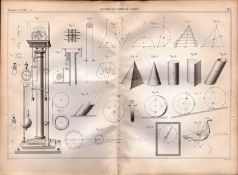 Experimental Physics Optics Meteorology Instruments Etc Antique Diagram-49.