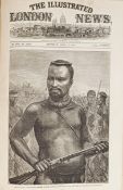 Dabulamanzi Son Of Zulu King Cetewayo 1879 Antique Woodcut Print.