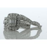 14ct White Gold Diamond Ring Set 2.00 Carats