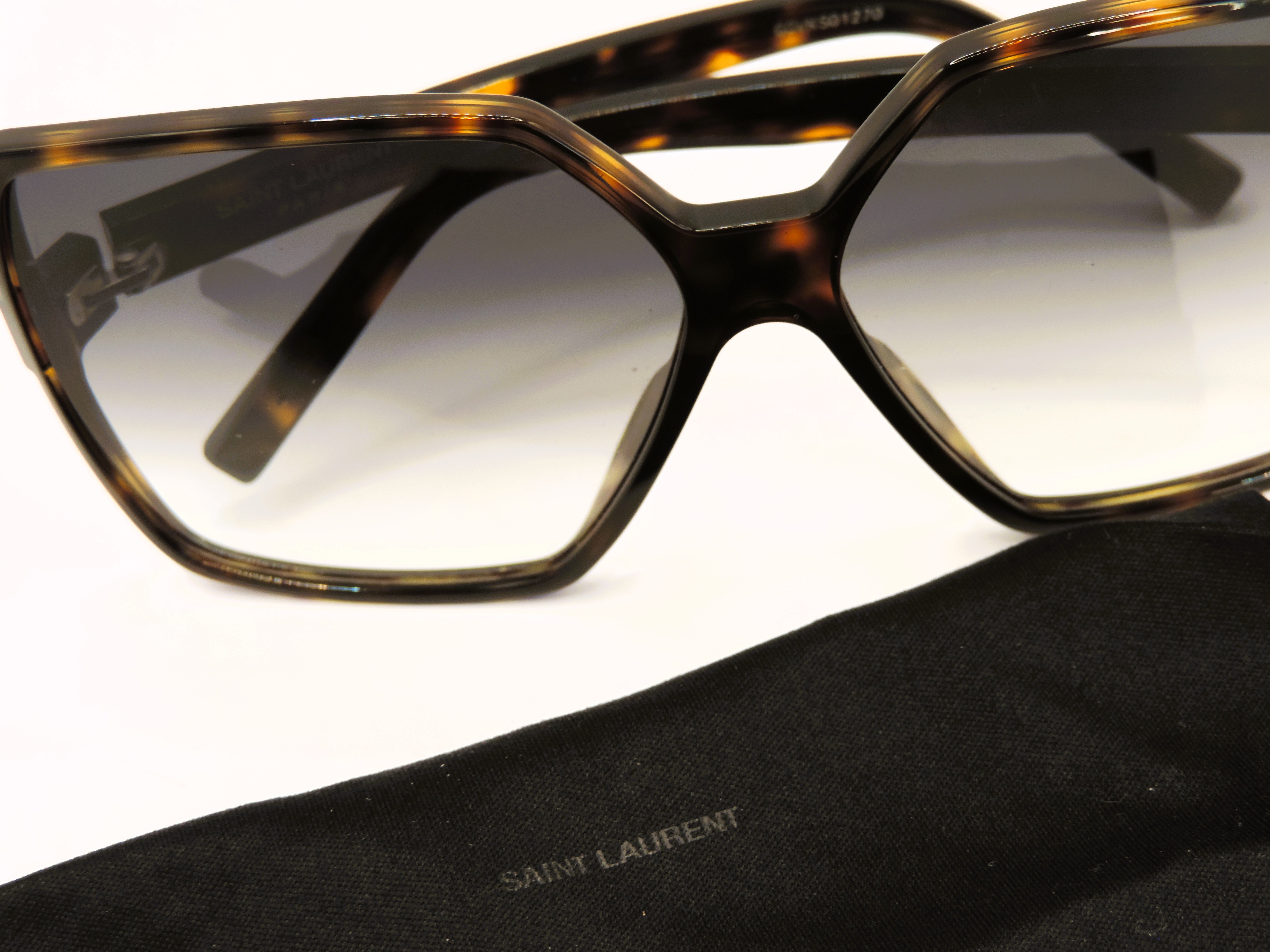 Saint Laurent Paris 'BETTY' SL232 Havanah Framed Sunglasses New With Case - Image 7 of 9