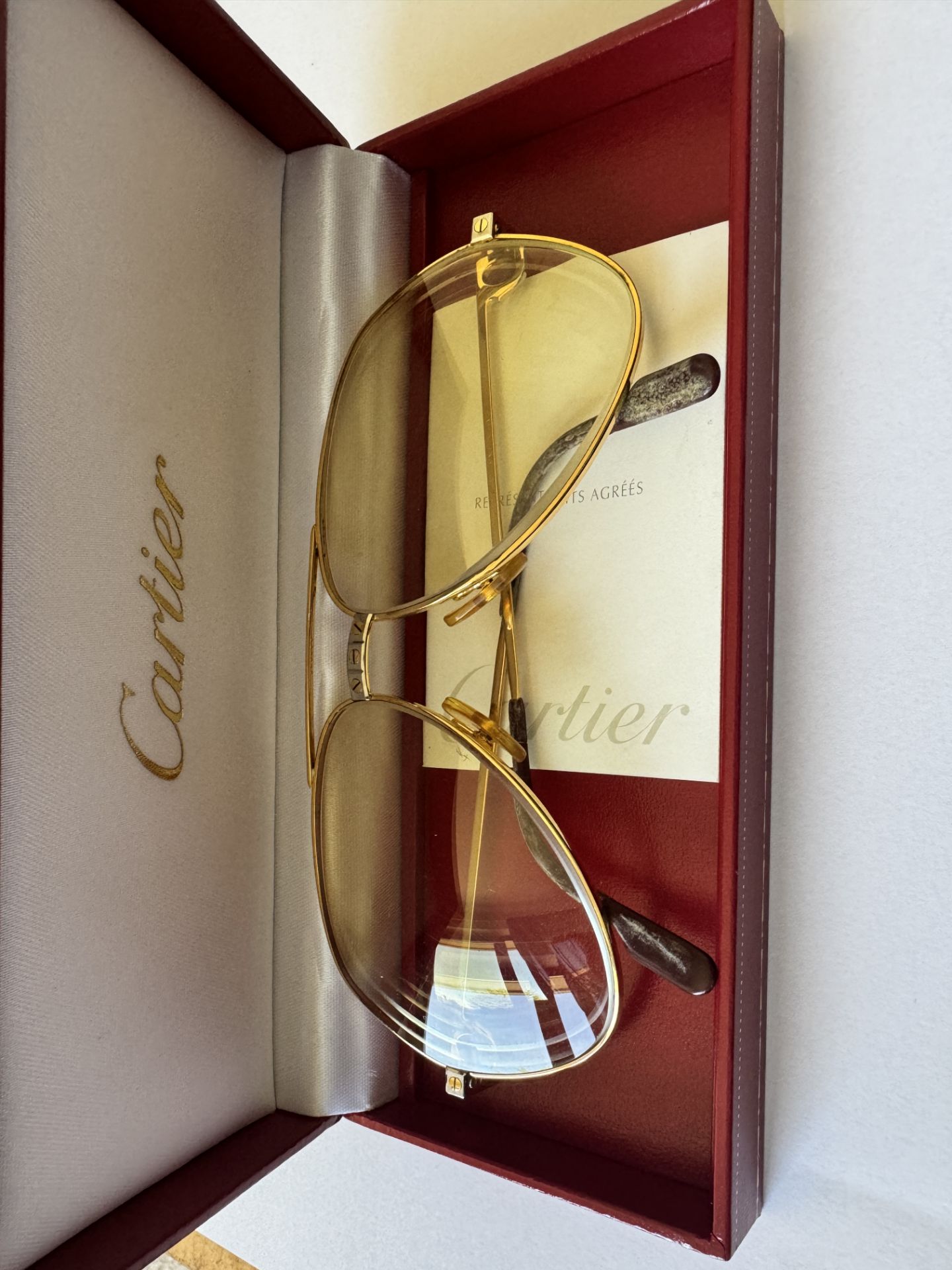 Vintage Cartier Vendome Santos Aviator Eyeglasses - Image 4 of 21