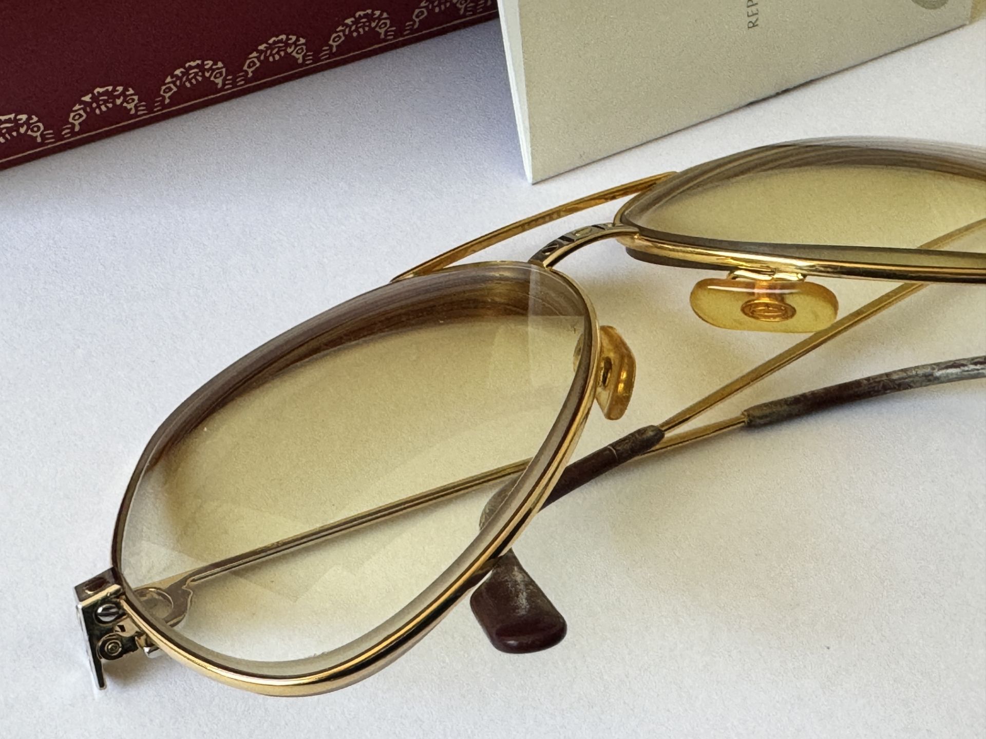 Vintage Cartier Vendome Santos Aviator Eyeglasses - Image 18 of 21