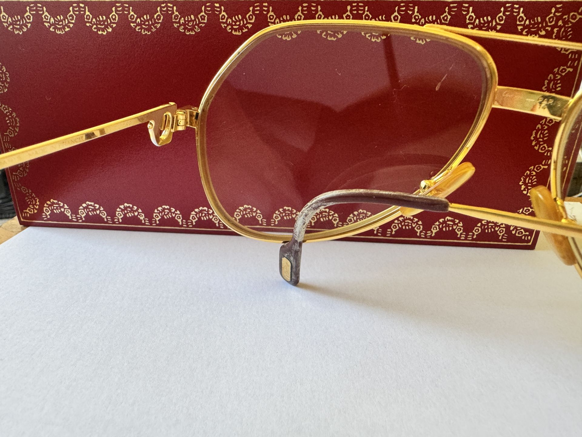 Vintage Cartier Vendome Santos Aviator Eyeglasses - Image 14 of 21