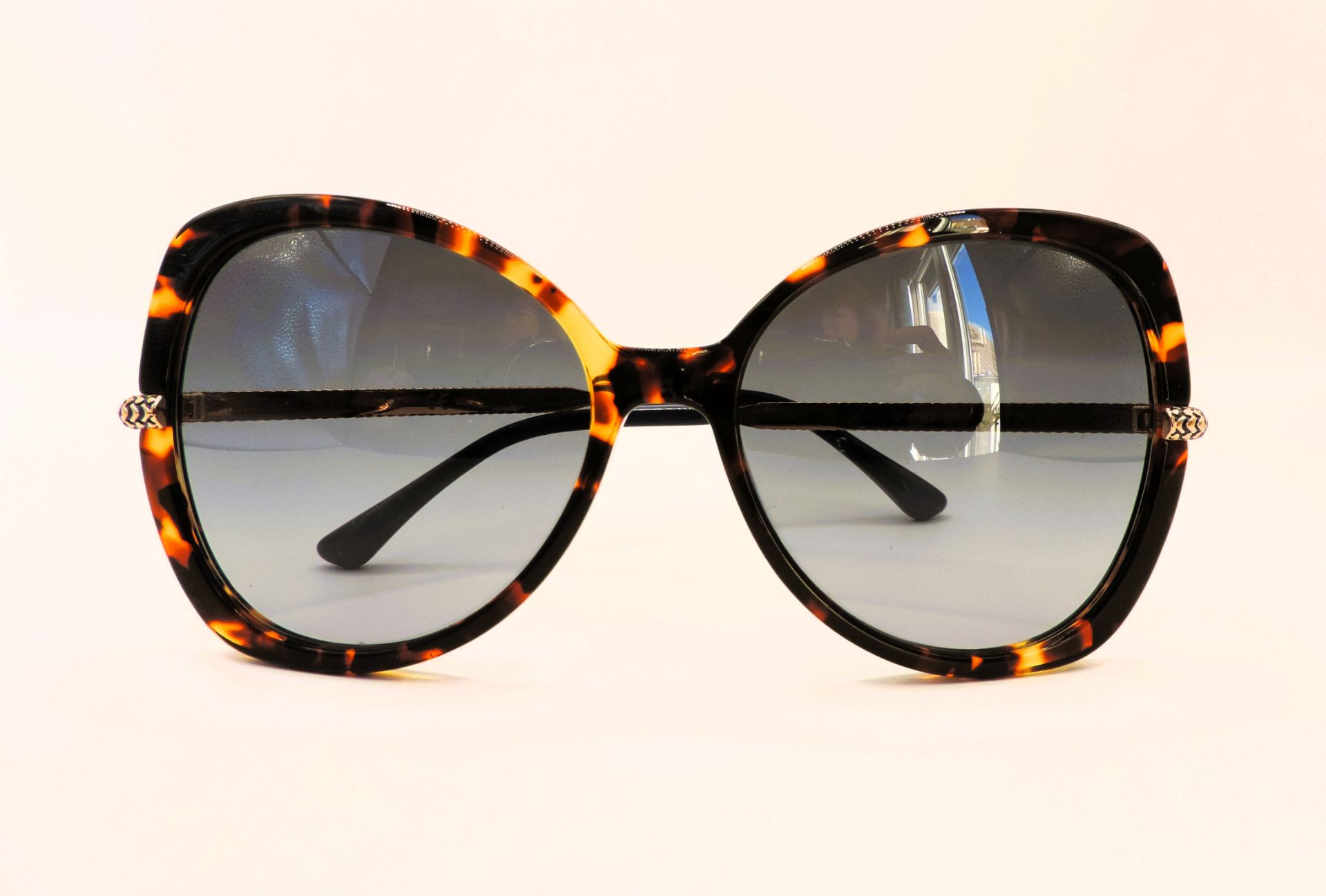 Jimmy Choo Tortoiseshell Framed Sunglasses 0861GB With Case New - Image 2 of 14
