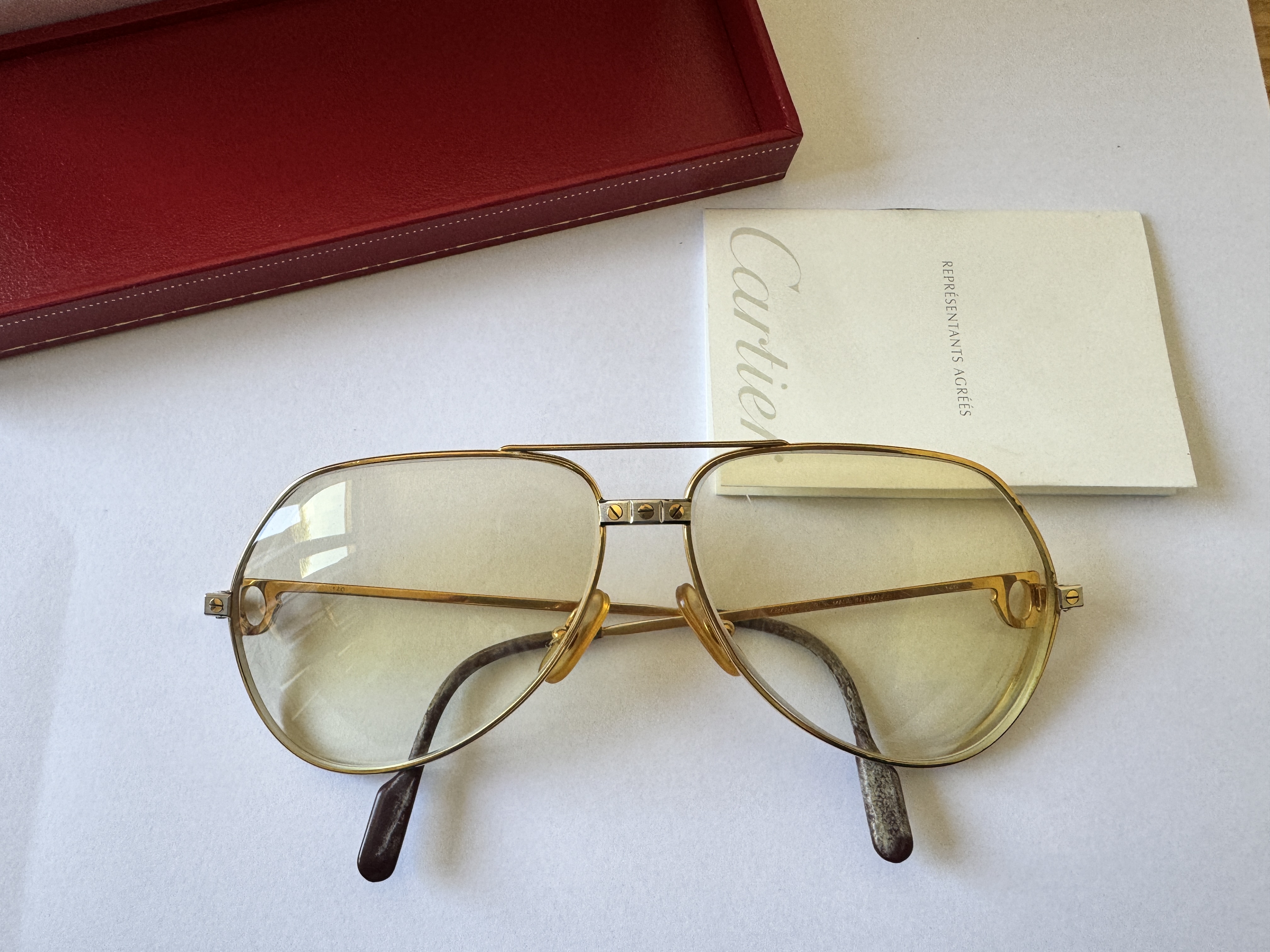 Vintage Cartier Vendome Santos Aviator Eyeglasses - Image 6 of 21