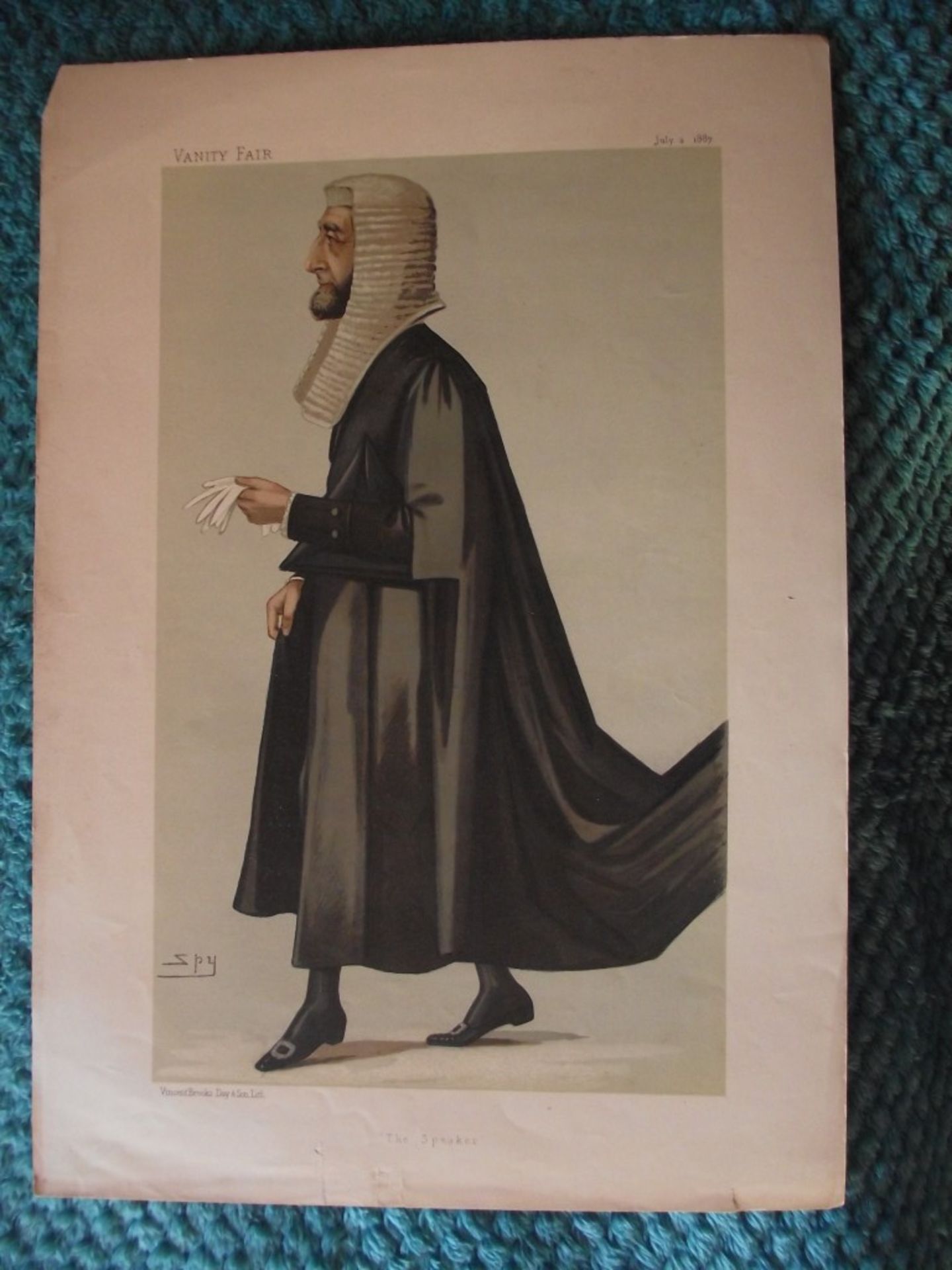 23 x Original Vanity Fair Lithographs -1886-1888 - Vincent Brooks, Day & Son Printers - Image 13 of 33