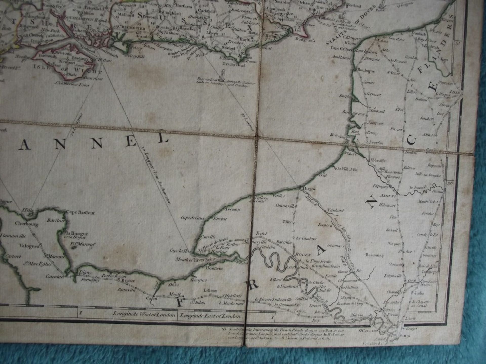 A New Map of The Roads of England and Scotland - Laurie & Whittle - 1794 - With Original Case - Image 25 of 32