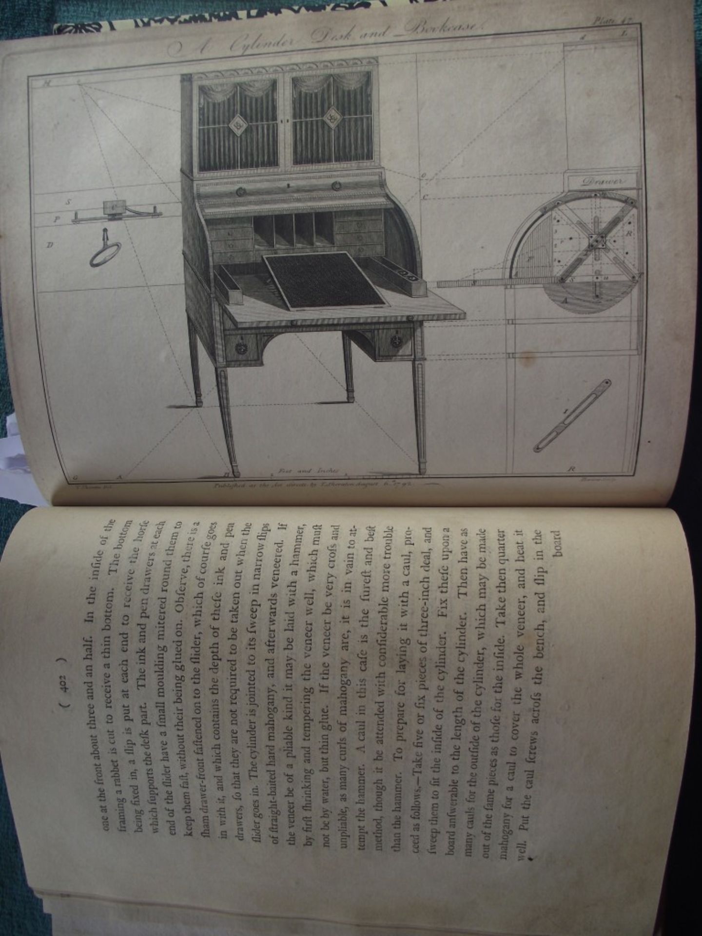 The Cabinet-Maker and Upholsterer's Drawing Book In Three Parts by T. Sheraton, Cabinet Maker - 1... - Image 10 of 38