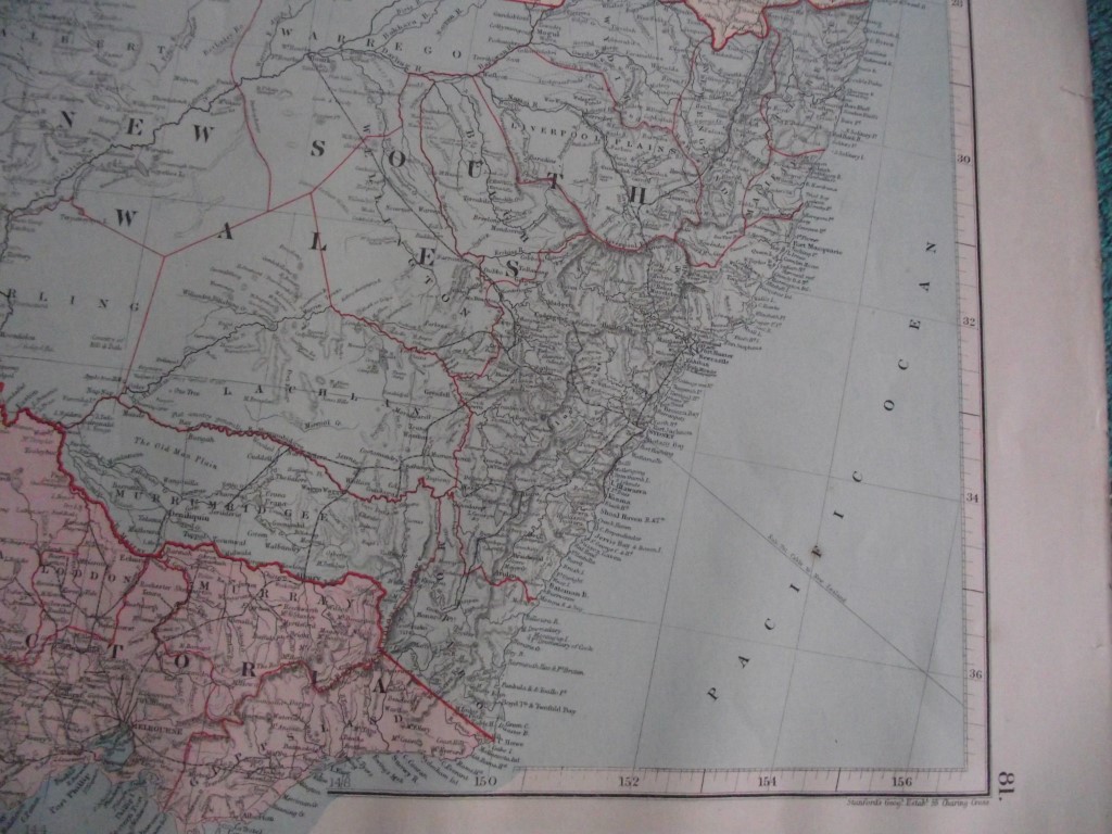 9 x Australia & World Maps - Edward Stanford London Atlas - Circa 1880' - Image 17 of 36