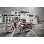 Triumph Bonneville T100 Extra Large Metal Wall Art