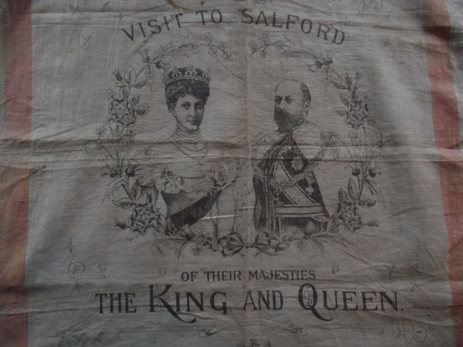 Commemorative Handkerchief - Royal Visit To Salford July 13th 1905 - Image 3 of 12