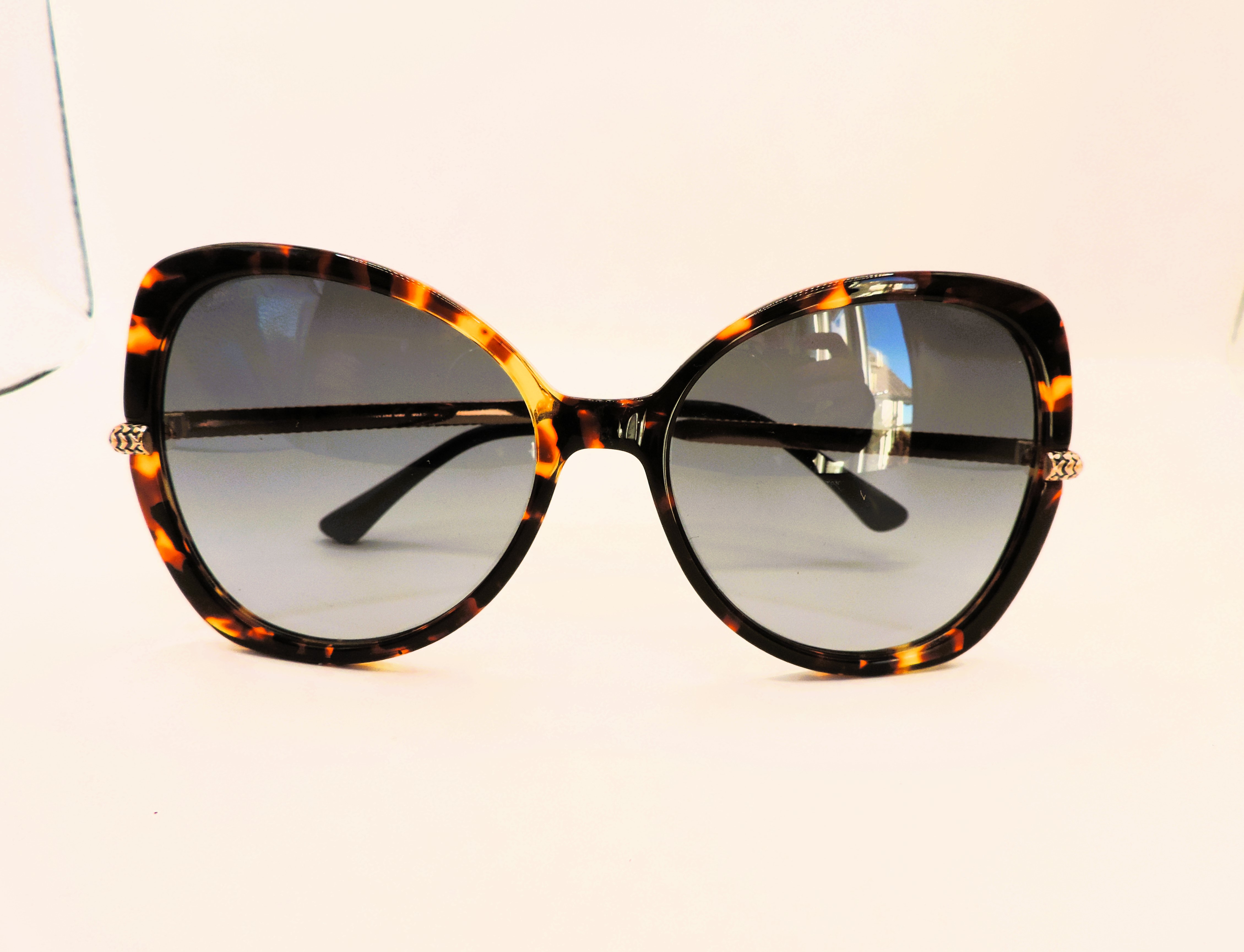 Jimmy Choo Tortoiseshell Framed Sunglasses 0861GB With Case New - Image 12 of 14