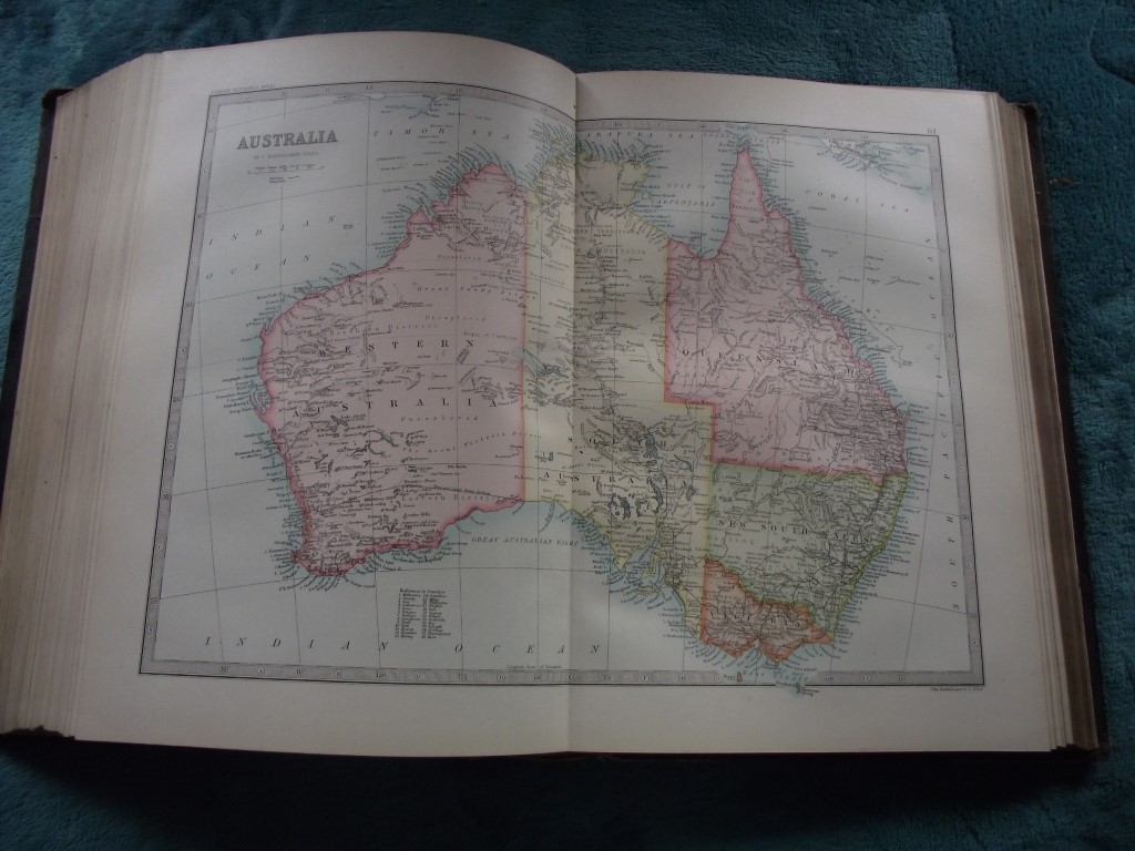 The Library Reference Atlas of The World -John Bartholomew -Macmillan & Co 1890