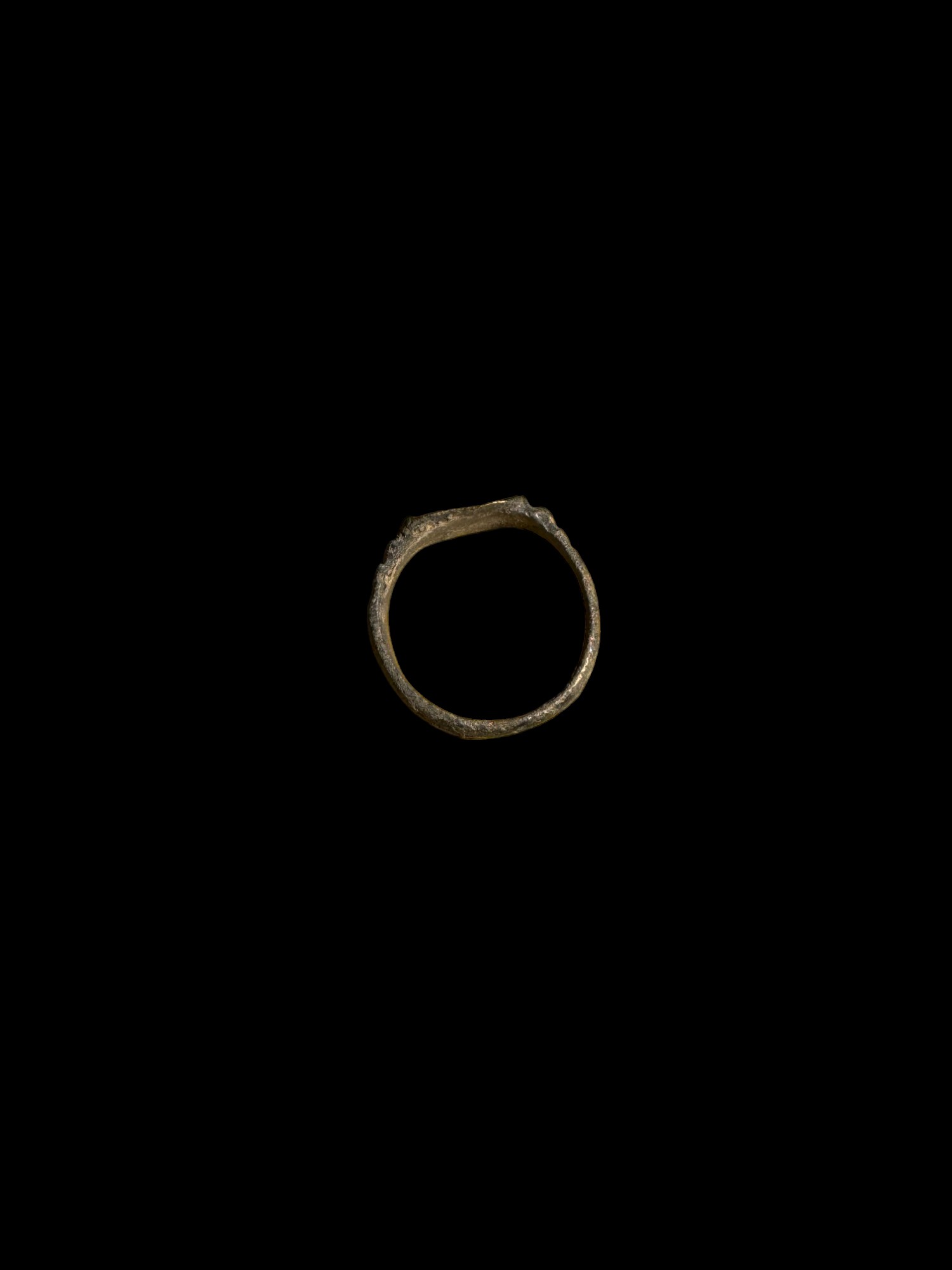 Antiquities: Medieval Copper Ring (£6 UK £13 International Post) - Bild 2 aus 2