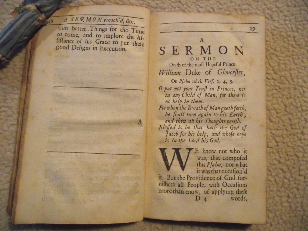 Four Sermons By William Lord Bishop of St. Asaph - Printed For Charles Harper 1712 - Image 12 of 31