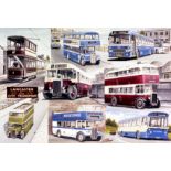Lancaster City Transport 75 Years Montage Extra Large Metal Wall Art.