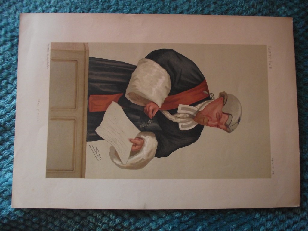 23 x Original Vanity Fair Lithographs -1886-1888 - Vincent Brooks, Day & Son Printers - Image 32 of 33