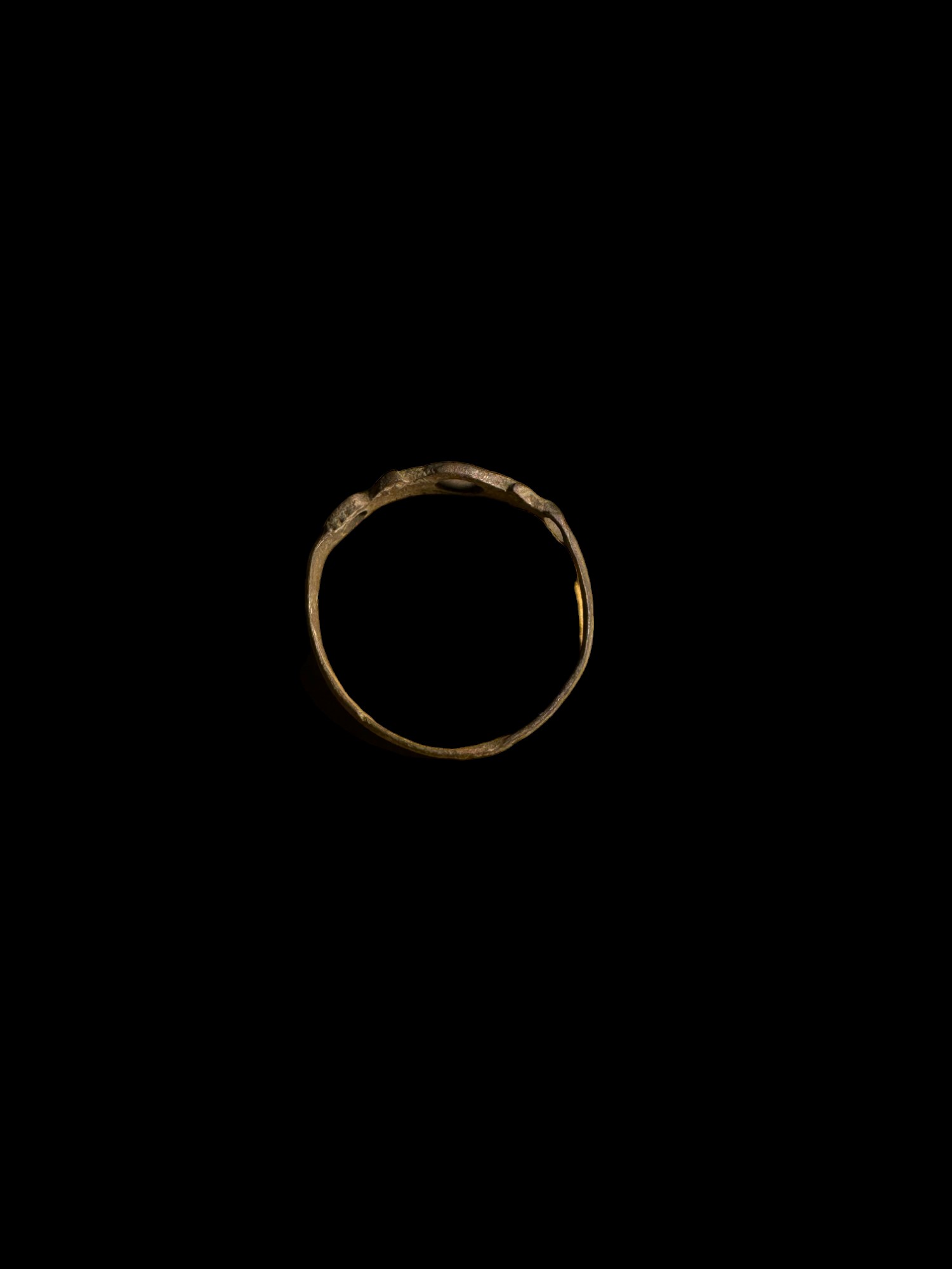 Antiquities: 17th Century Copper Ring (£6 UK £13 International Post) - Bild 2 aus 2