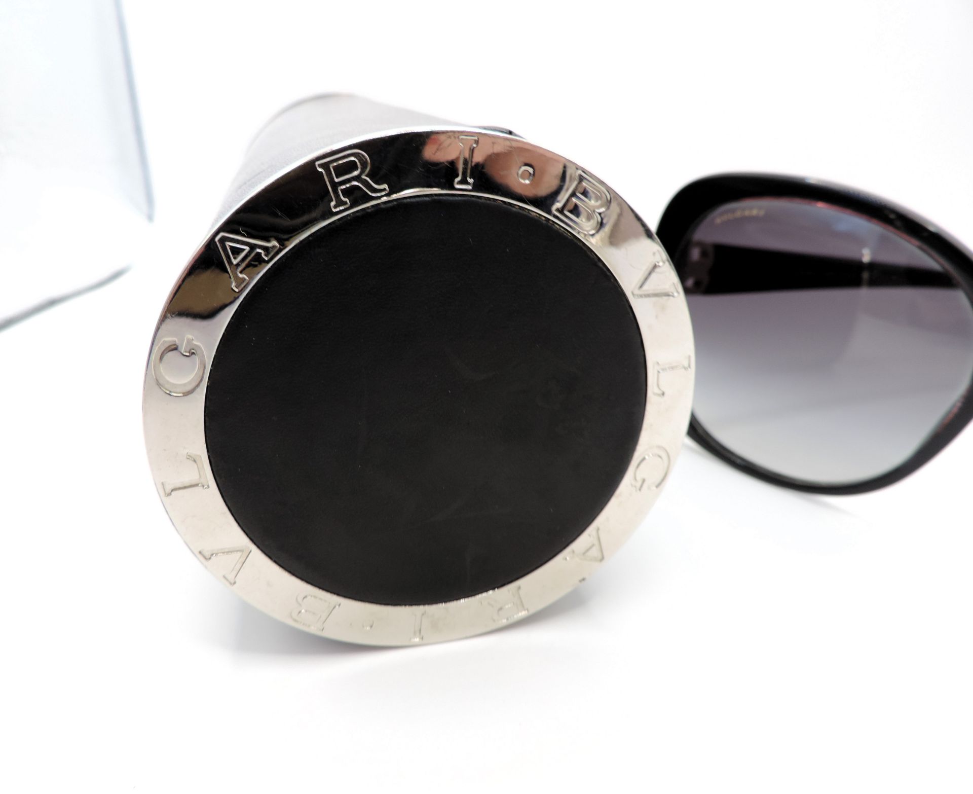 BVLGARI Black Sunglasses 8171-C Jewelled Hinged Detail New With Box & Certificate - Image 5 of 17