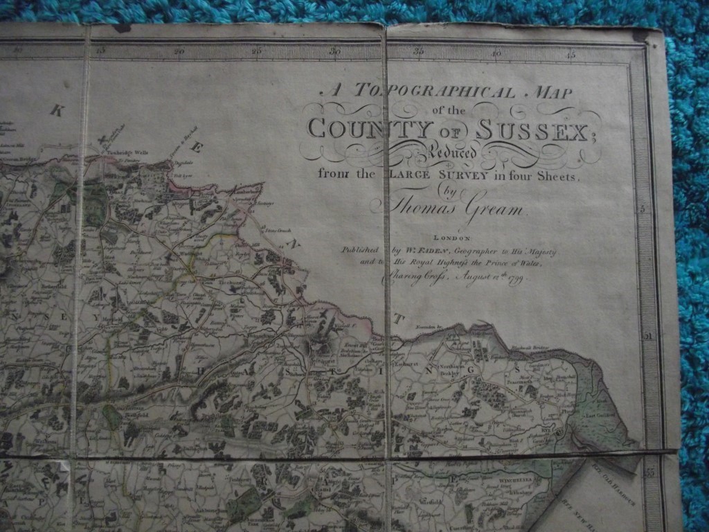 A Topographical Map of The County of Sussex - W. Faden - Original Slipcase - 1799 - Image 8 of 23