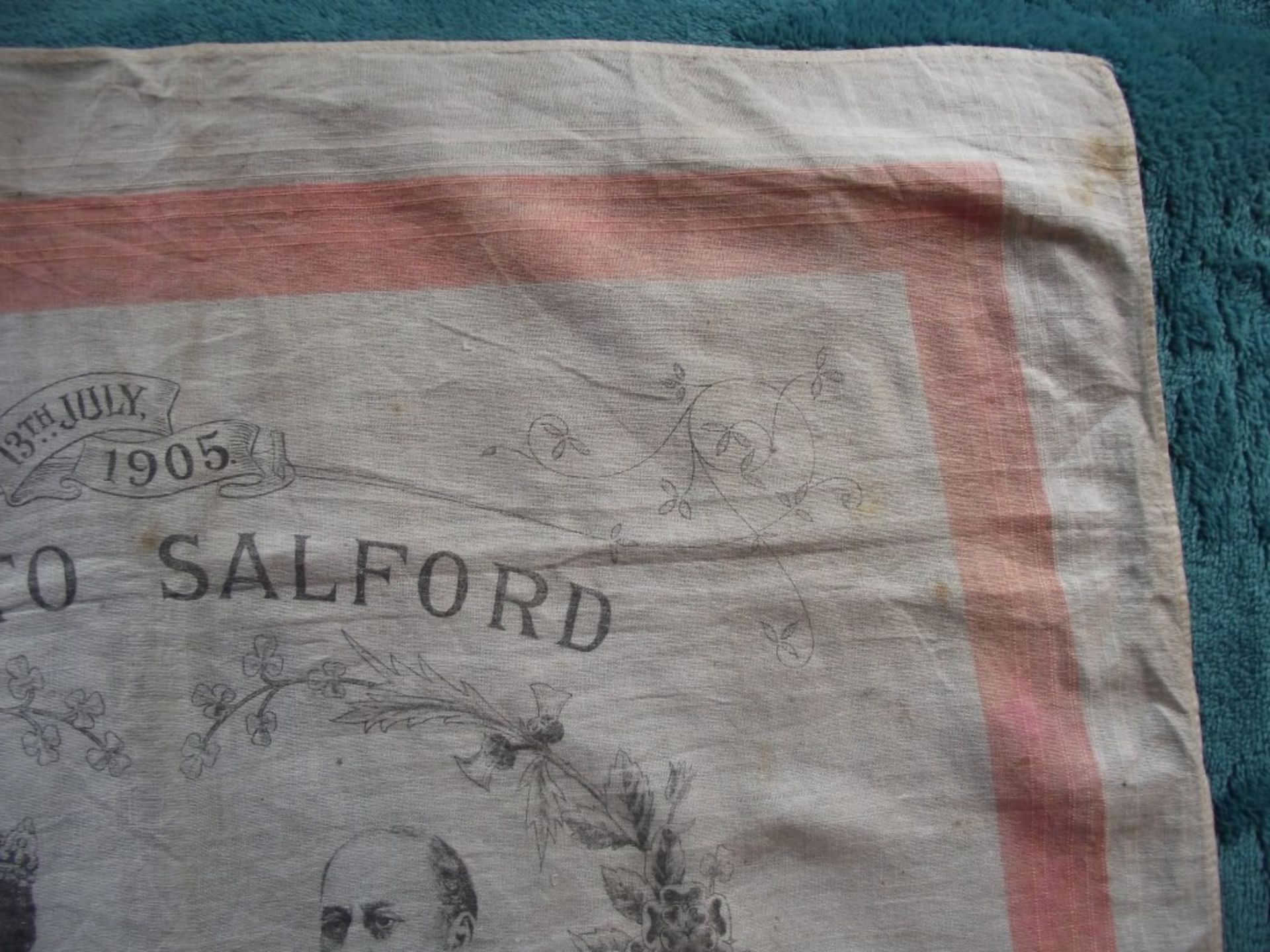 Commemorative Handkerchief - Royal Visit To Salford July 13th 1905 - Image 5 of 12