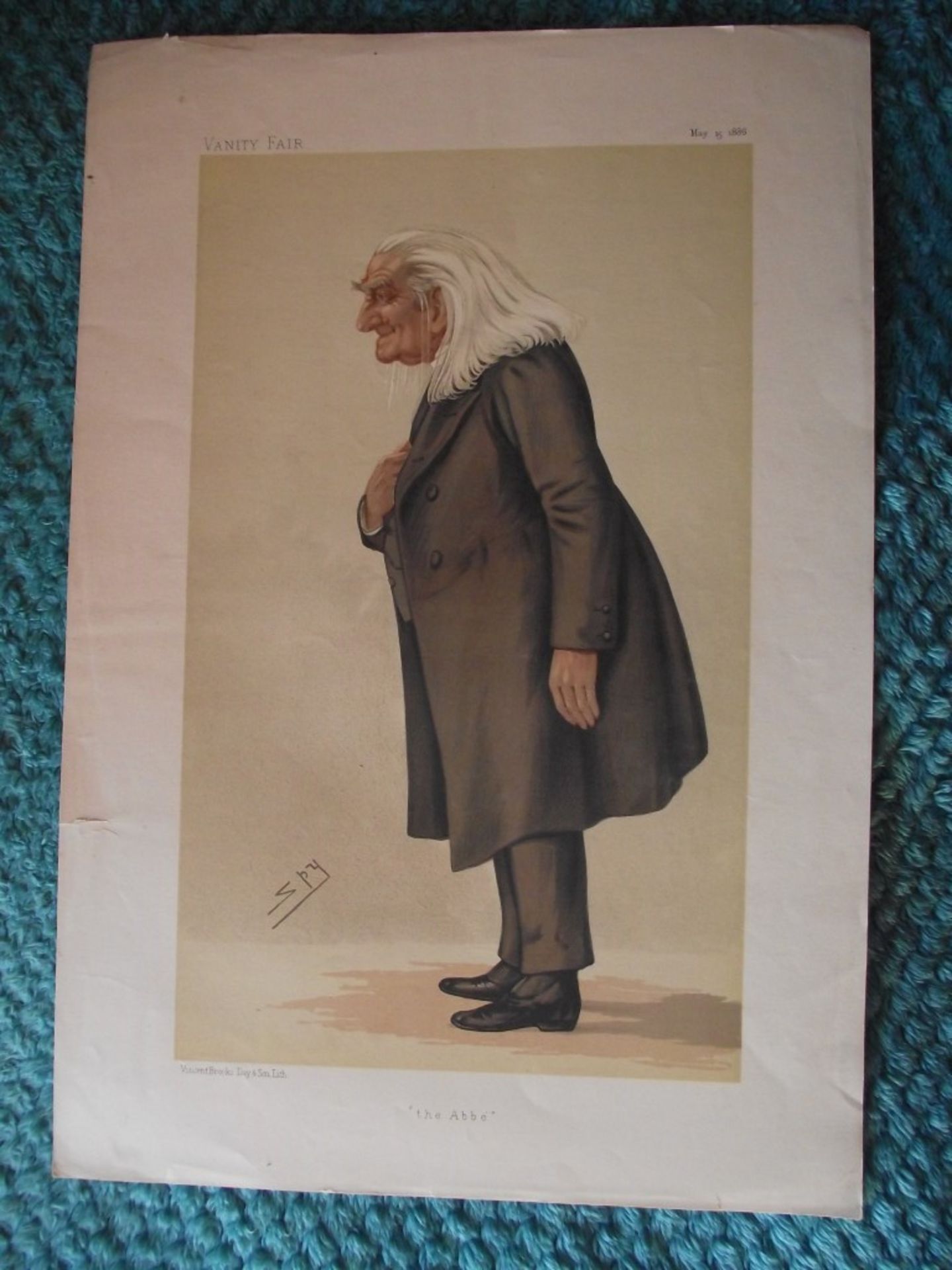 23 x Original Vanity Fair Lithographs -1886-1888 - Vincent Brooks, Day & Son Printers - Image 24 of 33